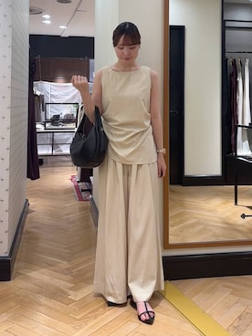 「アイテム（パンツドレス）」を使った、ひぃ(588)さん（レディース・162cm）の夏コーディネート