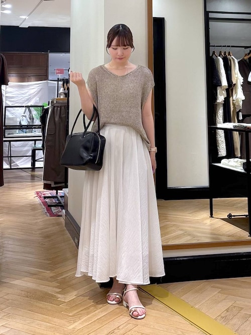 A part by リネンコンメッシュプルオーバー　オフホワイト A part by｜リネンコンメッシュプルオーバー | Rakuten Fashion