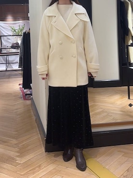 「apart by lowrys」｜「アイテム（ジャケット/アウター）」を使った、ひぃ(588)さん（レディース・162cm）の冬コーディネート