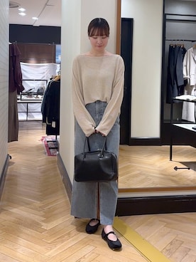 「おでかけ」｜「アイテム（バレエシューズ）」を使った、ひぃ(588)さん（レディース・162cm）の秋コーディネート