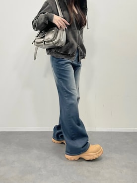 「モノマート」｜ゆいころさん（レディース・158cm）の秋コーディネート
