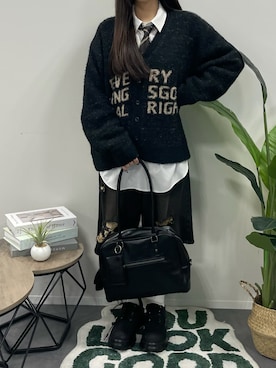 「アイテム（フォーマルスーツ/小物）」を使った、ゆいころさん（レディース・158cm）の秋コーディネート