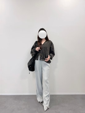 「アイテム（バックパック/リュック）」を使った、ゆいころさん（レディース・158cm）の秋コーディネート