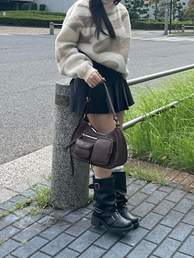 「nui nullu（ヌイヌル）のアイテム」を使った、ゆいころさん（レディース・158cm）の秋コーディネート