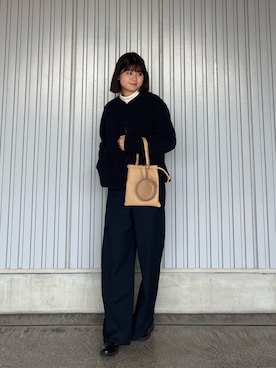 「アイテム（財布/小物）」を使った、karinさん（レディース・158cm）の冬コーディネート