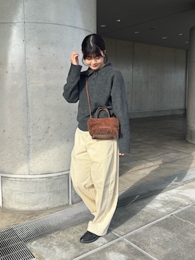 「ベーシックカラー」｜karinさん（レディース・158cm）の秋コーディネート