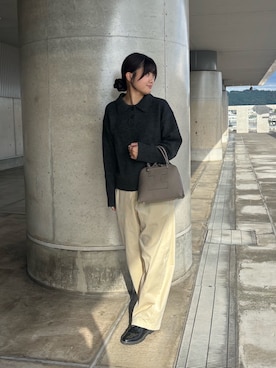 「ベーシックカラー」｜karinさん（レディース・158cm）の秋コーディネート