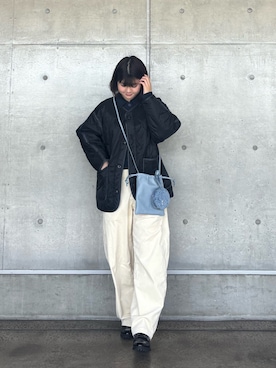 「アイテム（その他小物）」を使った、karinさん（レディース・158cm）の秋コーディネート