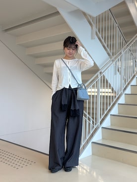「IACUCCI（イアクッチ）のアイテム」を使った、karinさん（レディース・158cm）の秋コーディネート