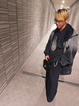 「アイテム（スウェット）」を使った、oncejapan2309さん（メンズ・165cm）の秋コーディネート