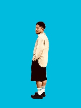「COLEMAN（コールマン）のアイテム」を使った、KAIさん（メンズ・163cm）の夏コーディネート
