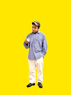 「B.C STOCK（ベーセーストック）のアイテム」を使った、KAIさん（メンズ・163cm）の冬コーディネート