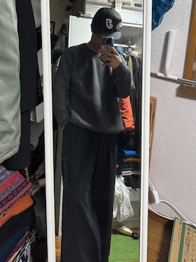 「Maison Margiela（メゾンマルジェラ）のアイテム（ニット/セーター）」を使った、renfashionoldさん（メンズ・166cm）の秋コーディネート