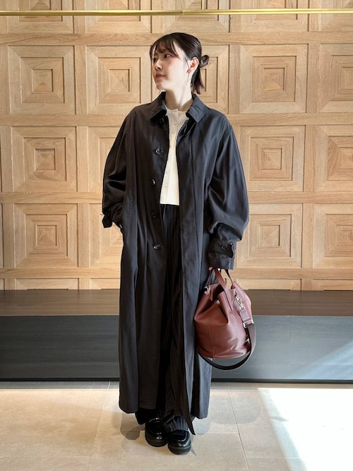 Curensology（カレンソロジー） トレンチコート コート /ピーチ