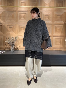 「旅行」｜miyaさん（レディース・162cm）の冬コーディネート