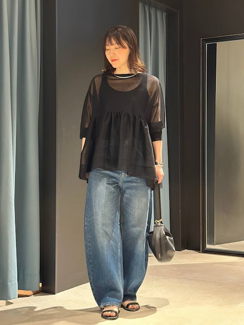 Curensology(カレンソロジー)/<&RC>カーヴィーデニムパンツ(デニム Curensology(カレンソロジー)/<&RC>カーヴィーデニムパンツ(デニム