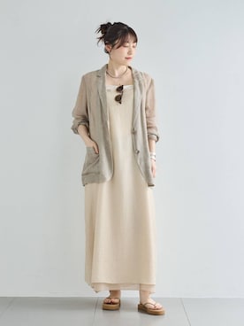 「Curensology（カレンソロジー）のアイテム」を使った、miyaさん（レディース・162cm）の春コーディネート