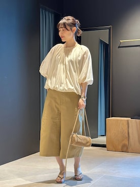 「Curensology（カレンソロジー）のアイテム」を使った、miyaさん（レディース・162cm）の春コーディネート