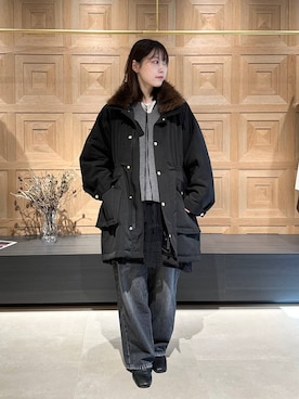 「旅行」｜miyaさん（レディース・162cm）の冬コーディネート