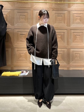 miyaさん（レディース・162cm）の冬コーディネート