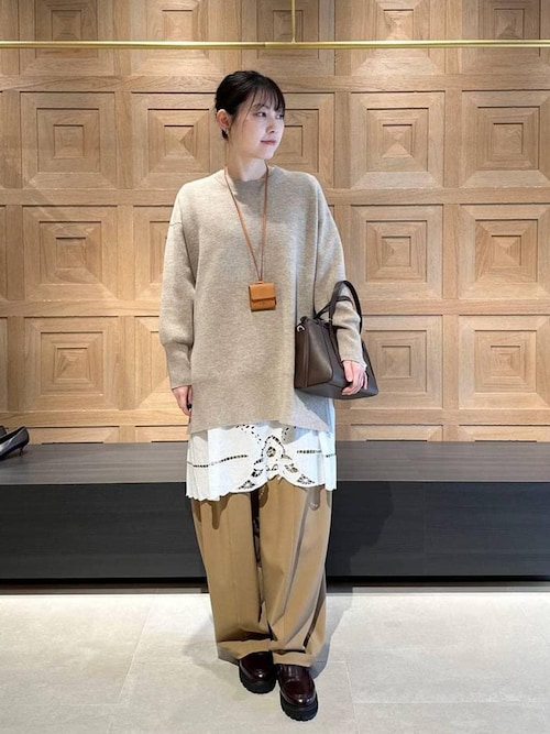 Curensology(カレンソロジー)/カットワーククロスブラウス（シャツ