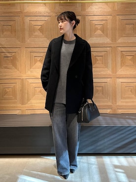 「アイテム（テーラードジャケット）」を使った、miyaさん（レディース・162cm・30代）の冬コーディネート