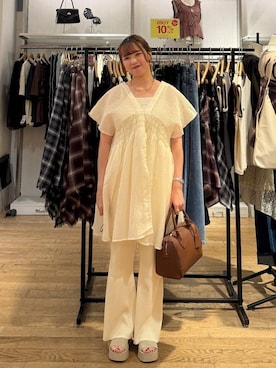 「アイテム（チョーカー）」を使った、つっきー🌙さん（レディース・156cm・20代）の夏コーディネート