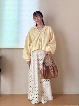 「アイテム（パーカー）」を使った、つっきー🌙さん（レディース・156cm・20代）の秋コーディネート