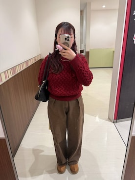 「アイテム（チョーカー）」を使った、つっきー🌙さん（レディース・156cm・20代）の冬コーディネート