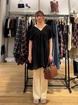 「アイテム（チョーカー）」を使った、つっきー🌙さん（レディース・156cm・20代）の夏コーディネート