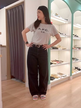 「WA ORiental TRaffic（ダブルエーオリエンタルトラフィック）のアイテム」を使った、NORIさん（レディース・161cm）の夏コーディネート