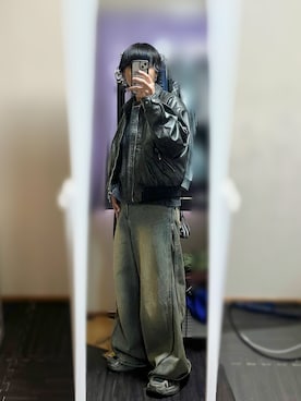 「アイテム（ブルゾン）」を使った、やまやまださん（メンズ・164cm・20代）の秋コーディネート