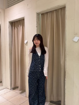 「アイテム（セットアップ）」を使った、yamaguchi kiraさん（レディース・157cm）の春コーディネート