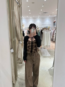 「アイテム（キャミソール）」を使った、yamaguchi kiraさん（レディース・157cm）の夏コーディネート