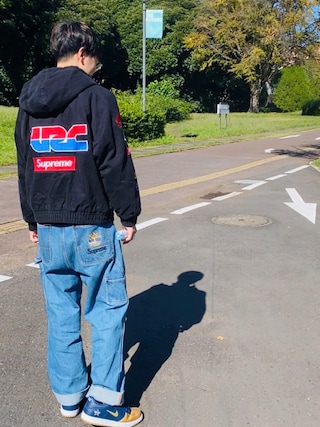 スターチーム デニム パンツ ダブルニー カーキ スケーター Supreme 2025年最新】スターチーム ダブルニーの人気アイテム - メルカリ