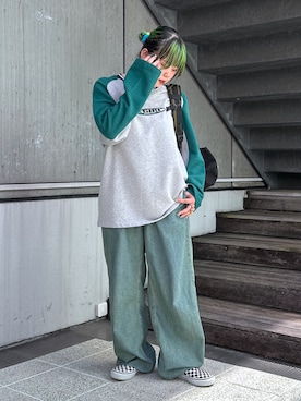 那須川梨々さん（レディース・152cm）の秋コーディネート