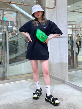 那須川梨々さん（レディース・152cm）の春コーディネート