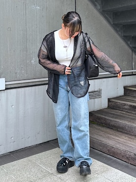 那須川梨々さん（レディース・152cm）の春コーディネート