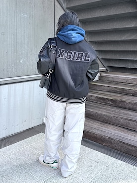 X-girlのスタジャンを使った人気ファッションコーディネート - WEAR