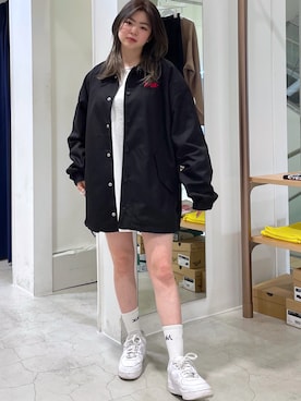 那須川梨々さん（レディース・152cm）の春コーディネート