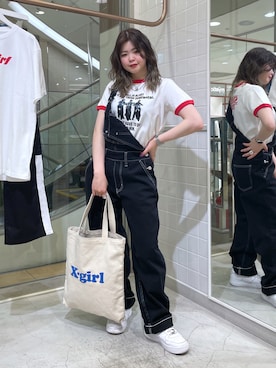 那須川梨々さん（レディース・152cm）の春コーディネート