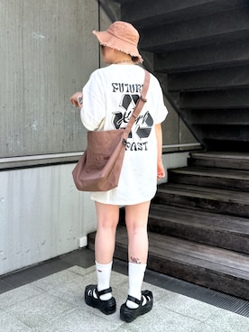 那須川梨々さん（レディース・152cm）の夏コーディネート