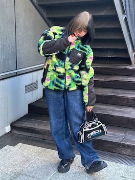 那須川梨々さん（レディース・152cm）の冬コーディネート