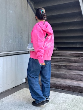 那須川梨々さん（レディース・152cm）の冬コーディネート