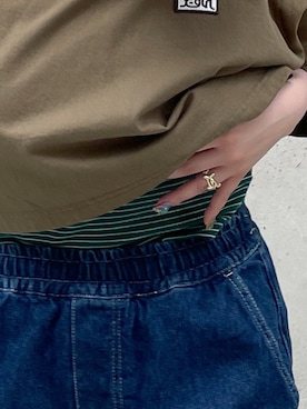 那須川梨々さん（レディース・152cm）の春コーディネート