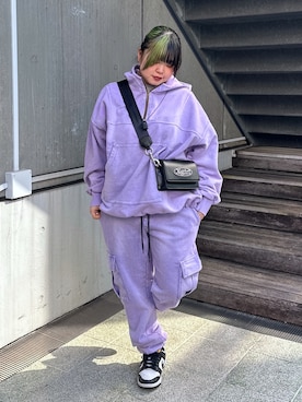 那須川梨々さん（レディース・152cm）の冬コーディネート