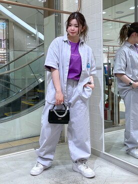 那須川梨々さん（レディース・152cm）の春コーディネート