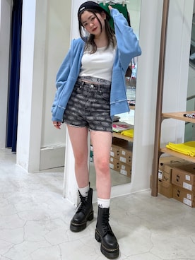 那須川梨々さん（レディース・152cm）の春コーディネート