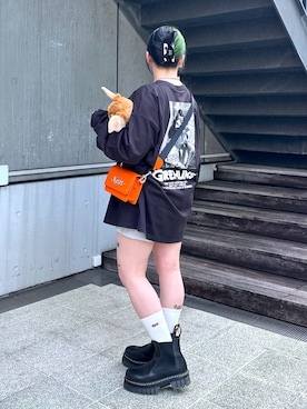 那須川梨々さん（レディース・152cm）の冬コーディネート