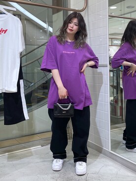 那須川梨々さん（レディース・152cm）の春コーディネート